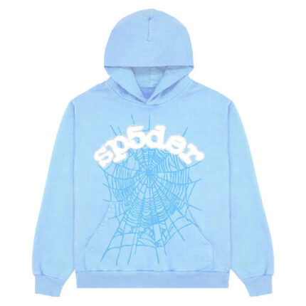 New Collection Web Hoodie – Sky Blue